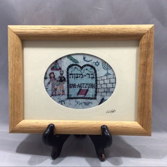 VTG Bar-Mitzvah Art by Lord Stub 6”x8” signed